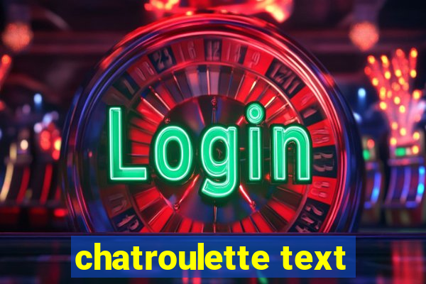 chatroulette text