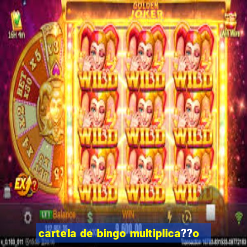 cartela de bingo multiplica??o