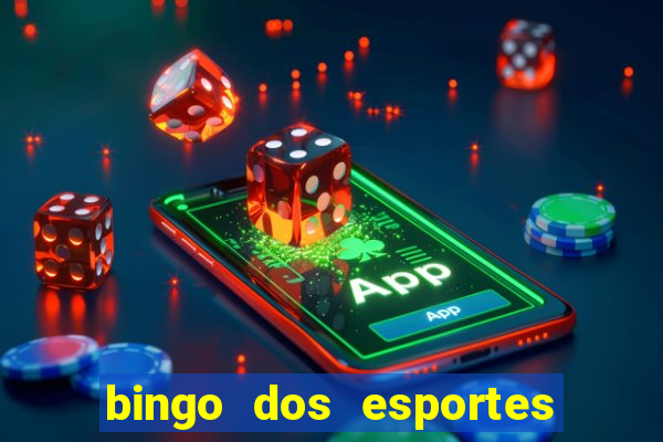 bingo dos esportes para imprimir