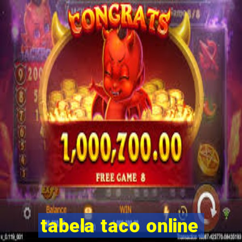 tabela taco online