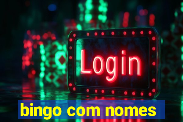 bingo com nomes